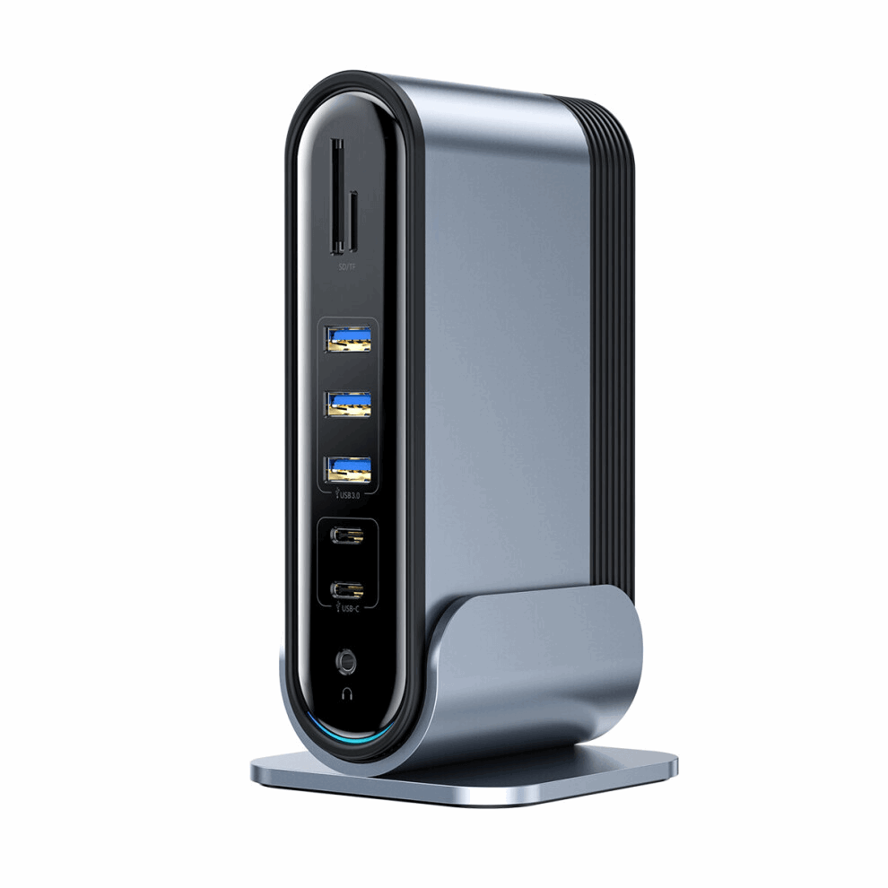 17-in-1 Docking Station with Type-C/PD/HMDI/SD/TF/USB